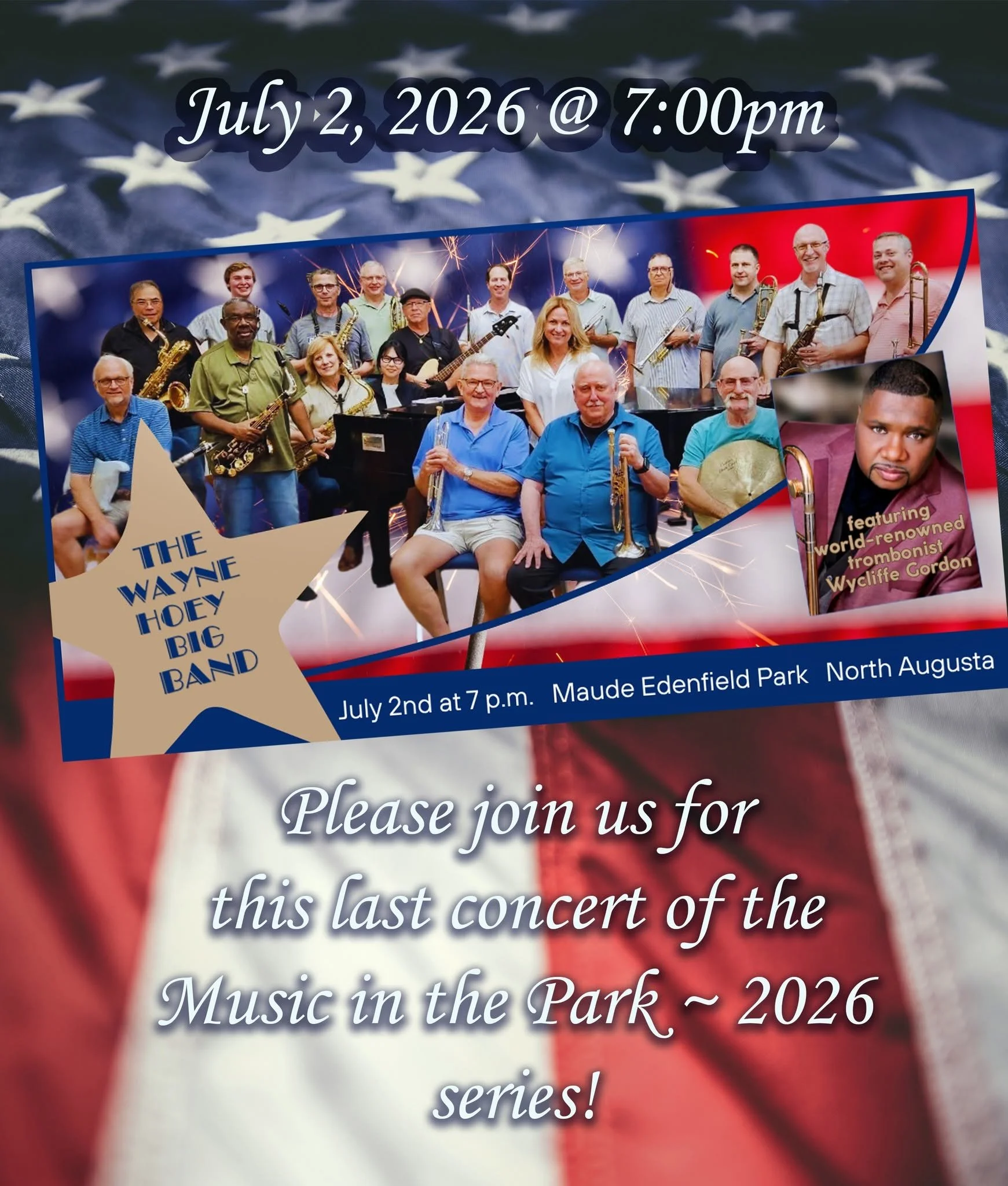 The Wayne Hoey Big Band with special guest Wycliffe Gordon