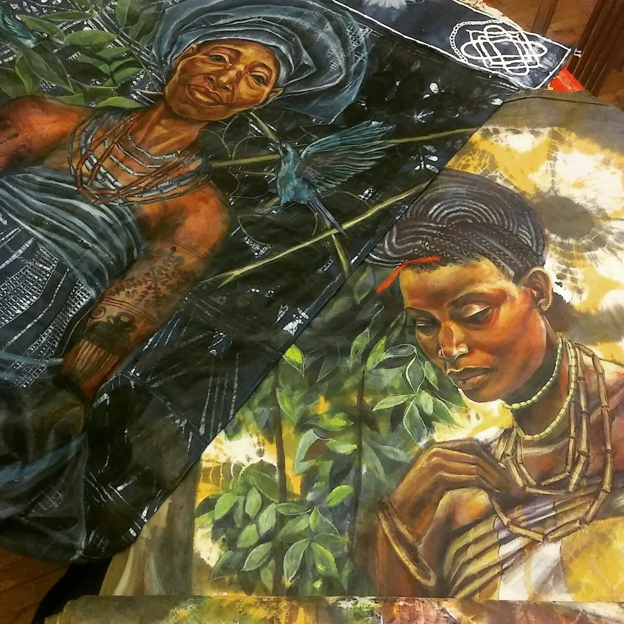 Portraits of the Orisa: Nigeria Series re-imagines artists and members of the Yoruba religious community as the Orisa and other figures central to the Yoruba spiritual and philosophical tradition. The series explores divinity, spirituality and trad