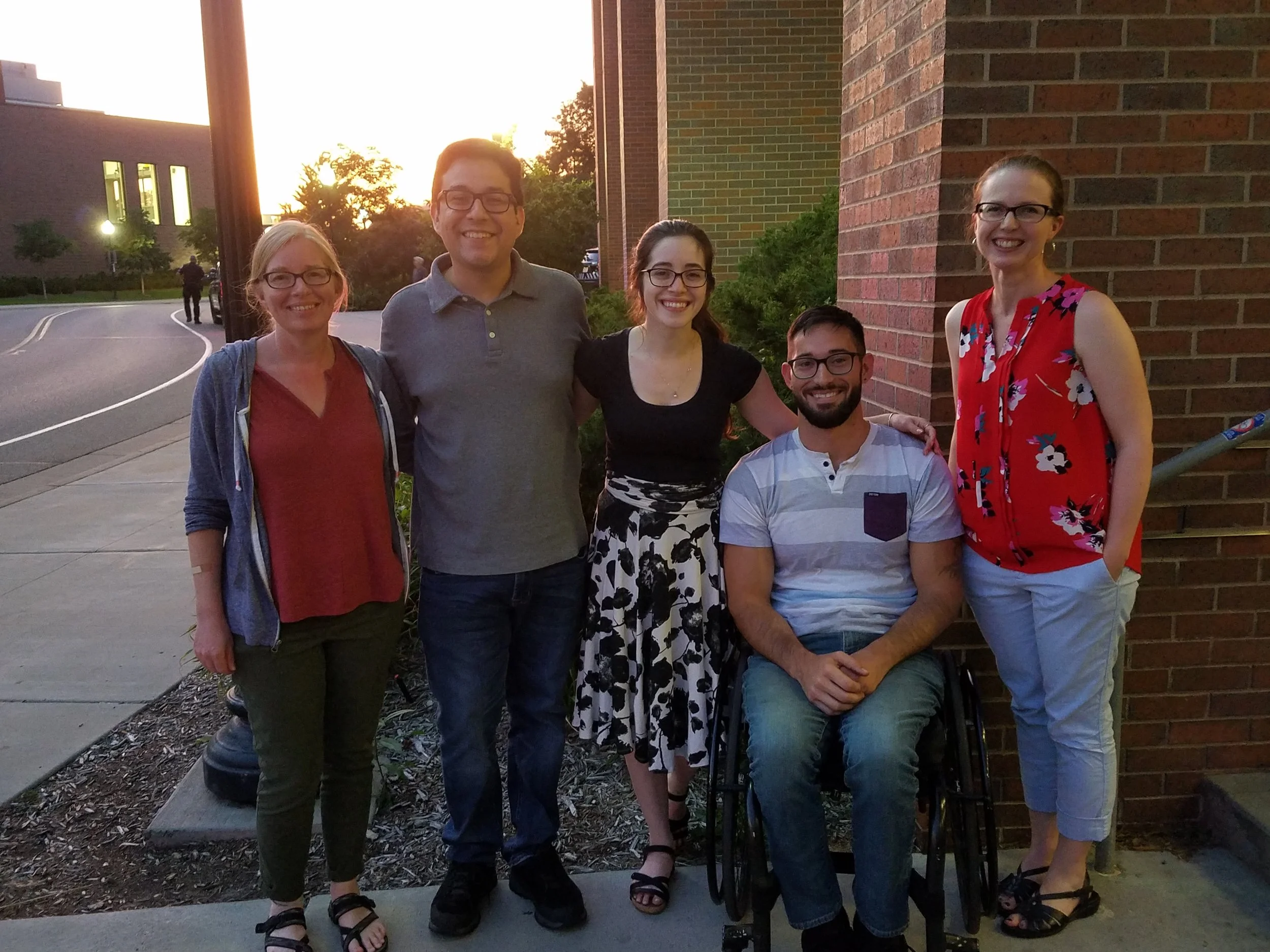 lazear lab at asv 2019: melissa, cesar, becca, derek, helen