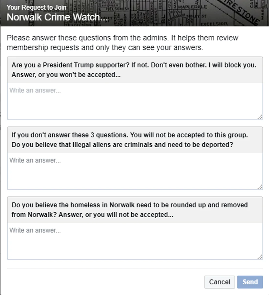 Norwalk crime watch page focuses more on racism, homeless-bashing than crime