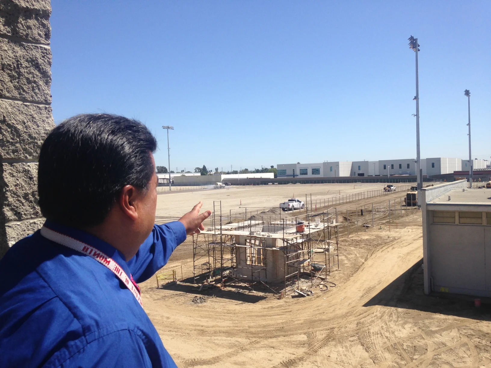 New sports stadium reaches halfway point at John Glenn High School
