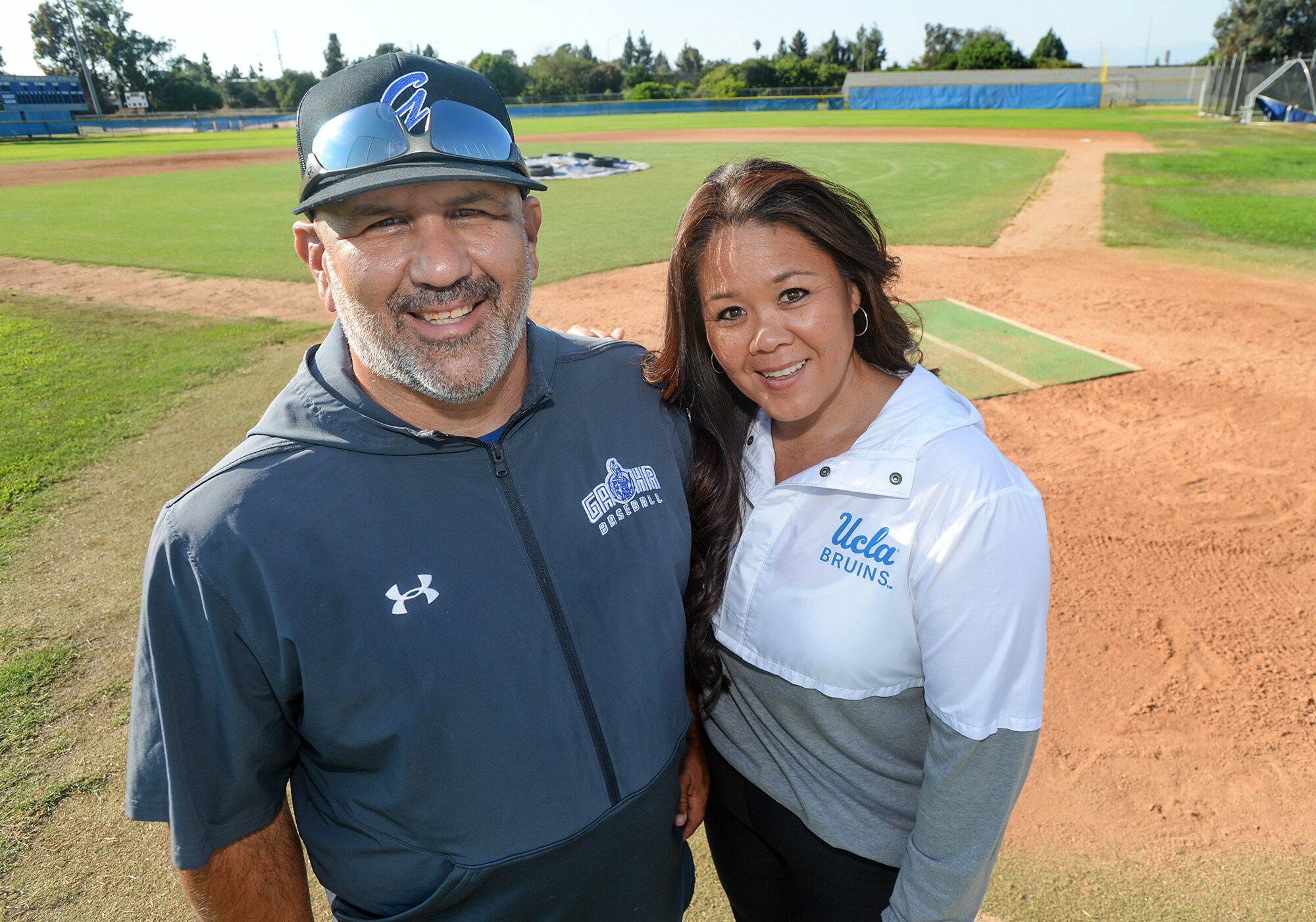 Gerardo and Kelly Inouye-Perez share love on and off the diamond
