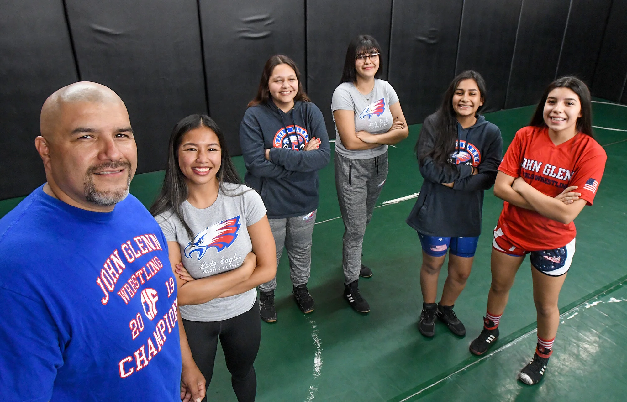 Hector Ramirez built John Glenn Girls Wrestling into a quick success