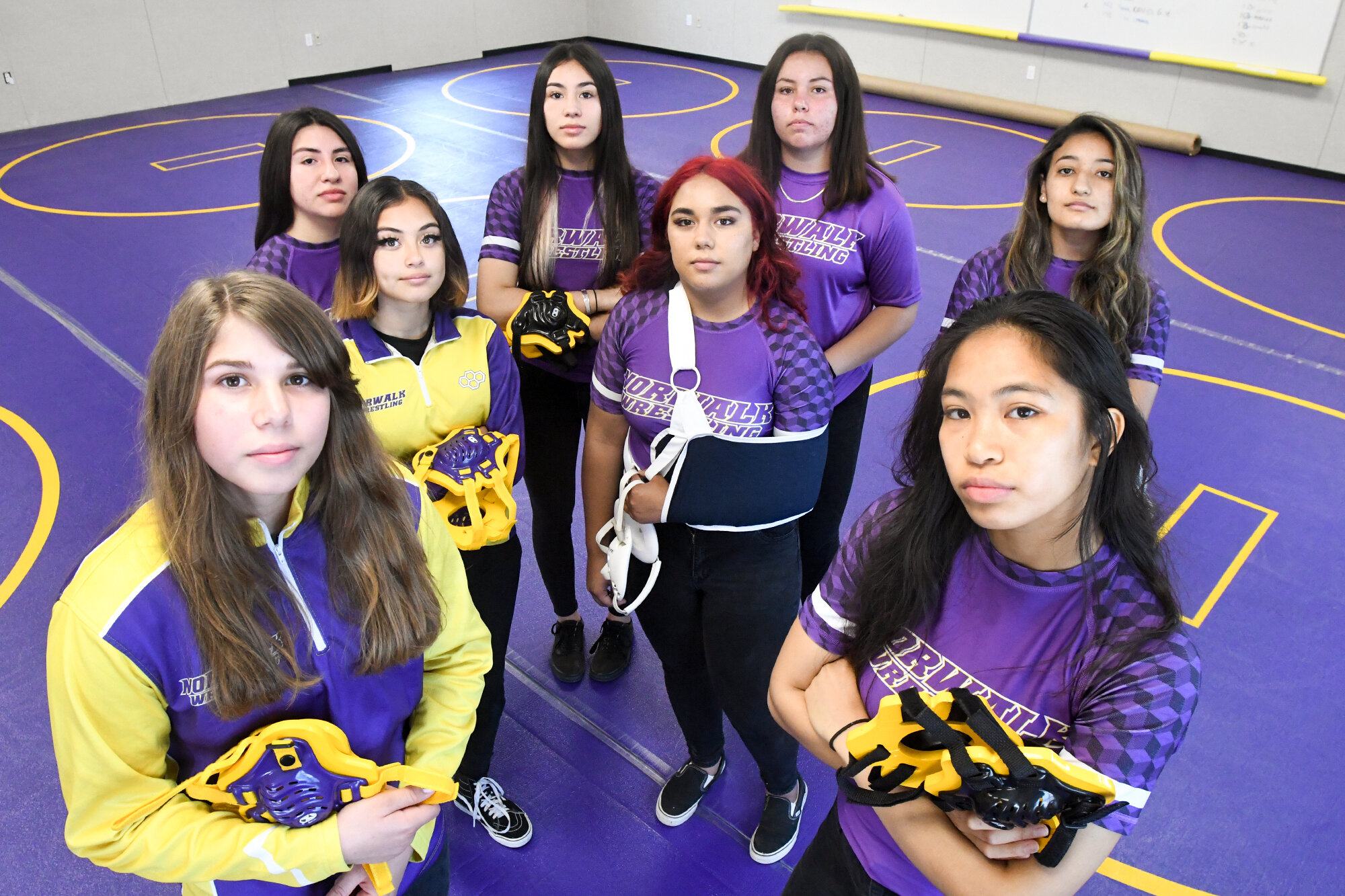 Norwalk girls wrestling makes history