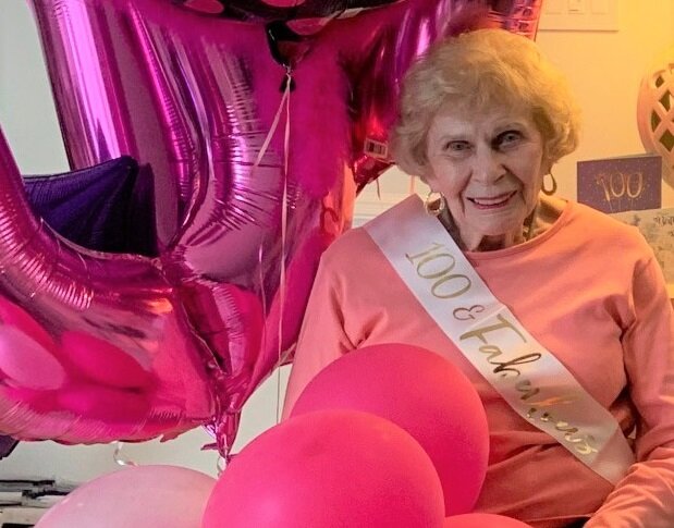 Norwalk resident and civic leader Pat Walker celebrates 100th birthday