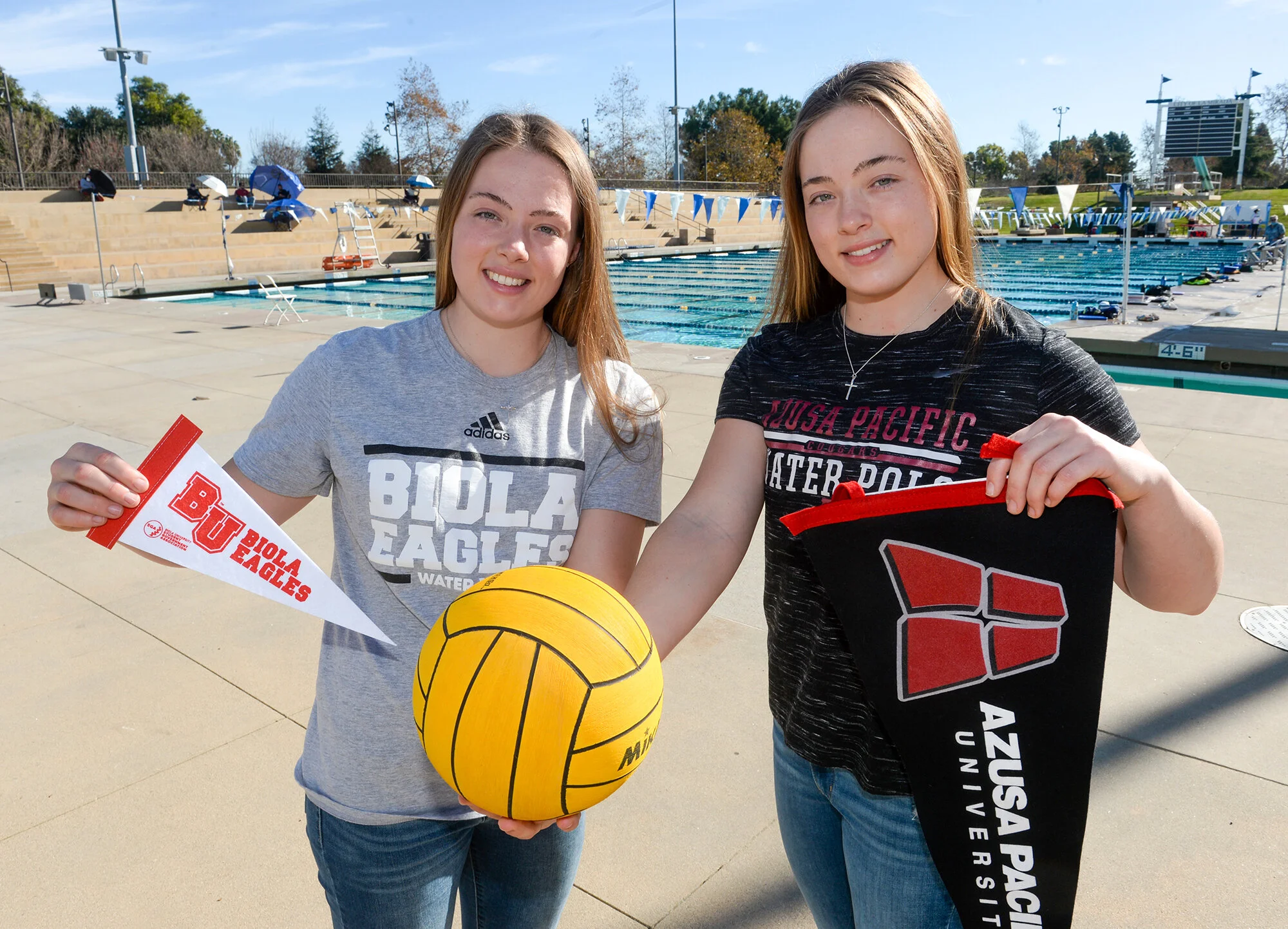 Rainey Twins: Water polo players  and sisters together forever