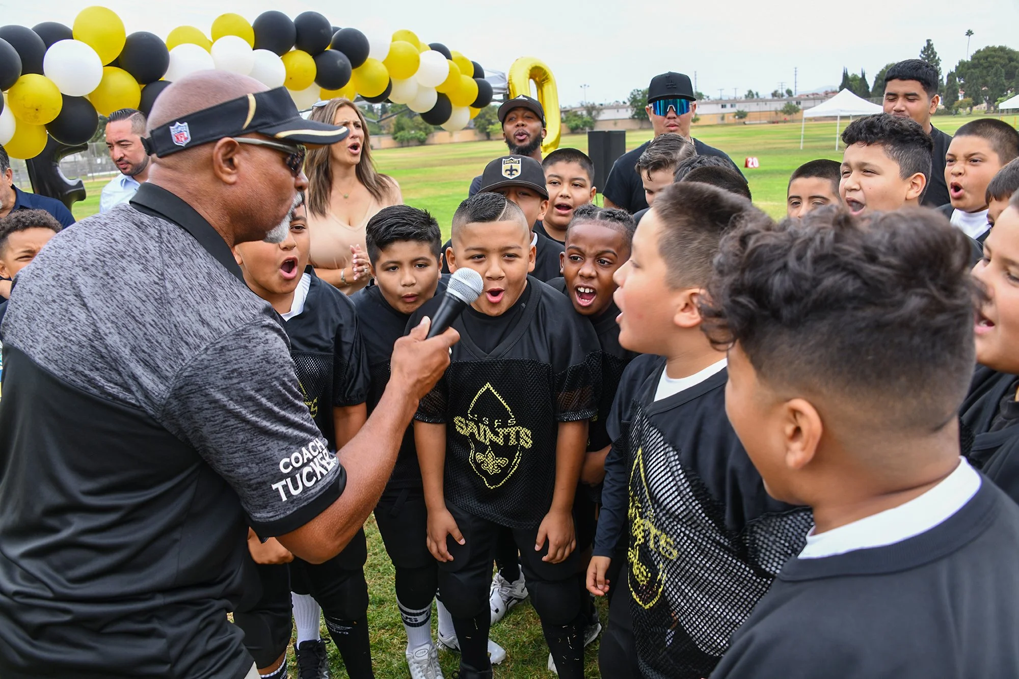 Saints celebrate 60 years of youth football  and cheer