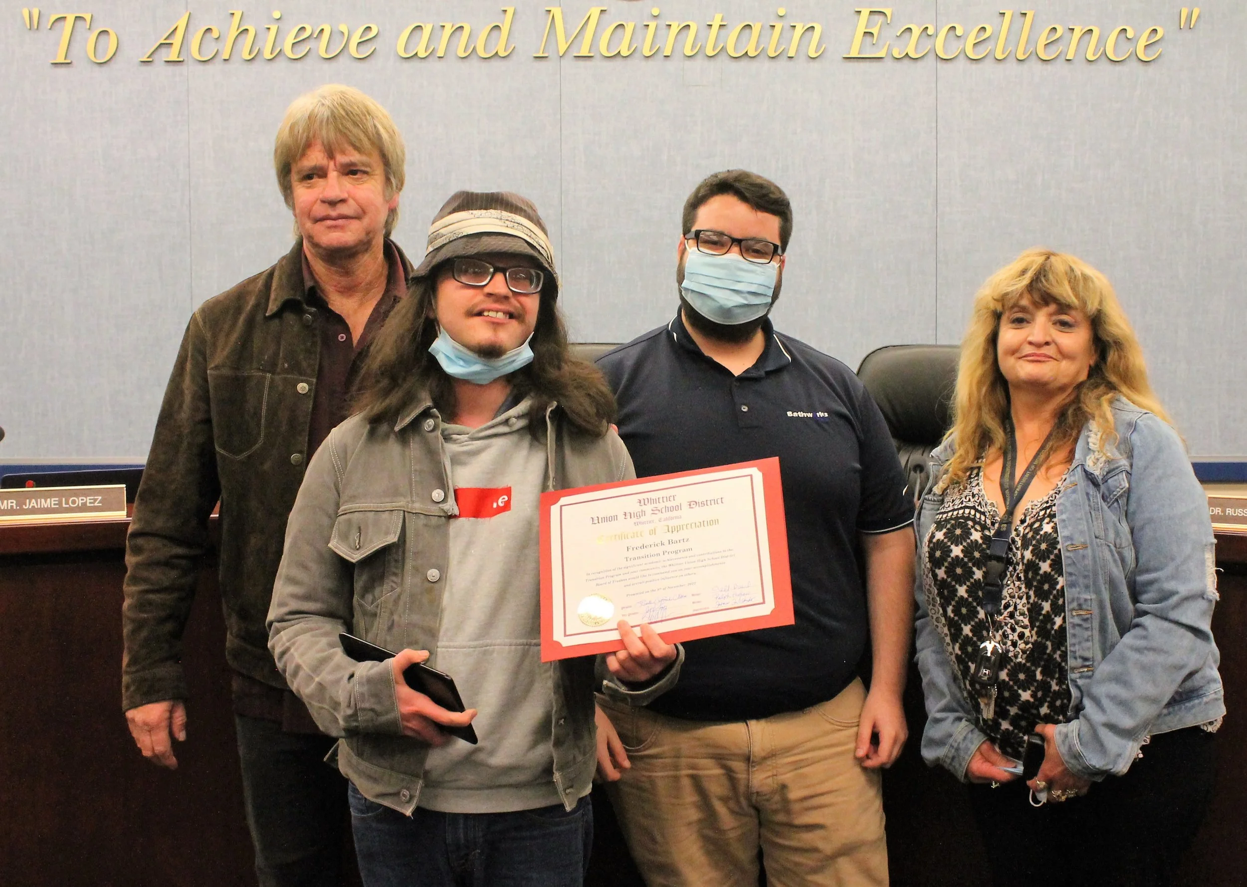 Whittier transition student praised for independence, leadership