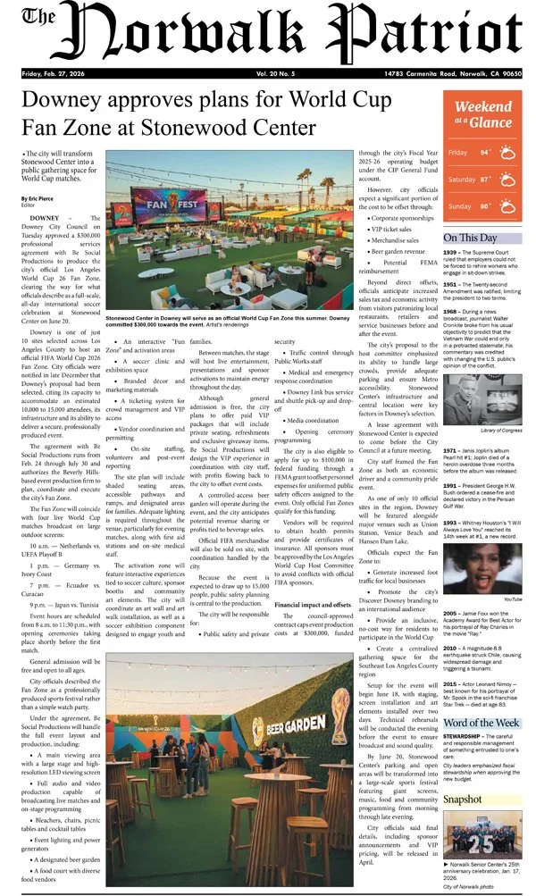 VOL 20, NO 5, FEBRUARY 27, 2026