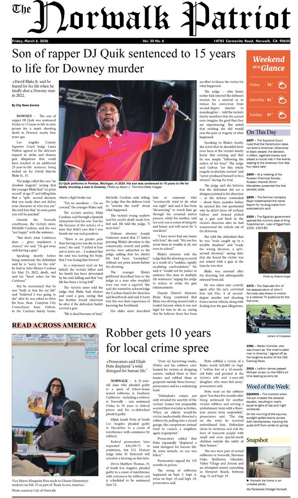 VOL 20, NO 6, MARCH 6, 2026