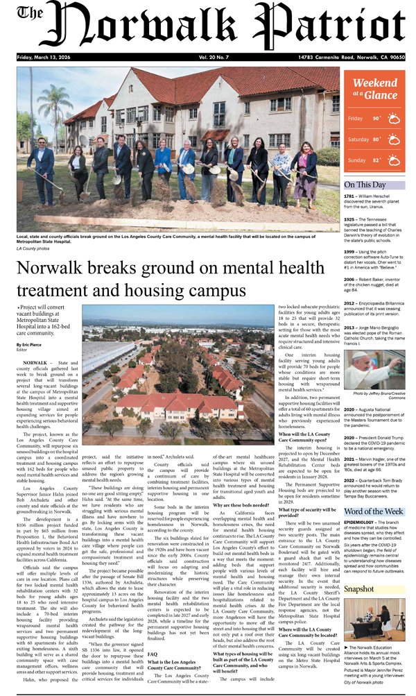 VOL 20, NO 7, MARCH 13, 2026