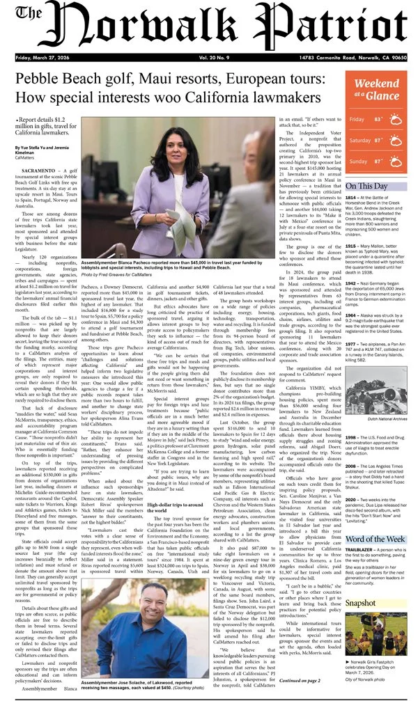 VOL 20, NO 9, MARCH 27, 2026