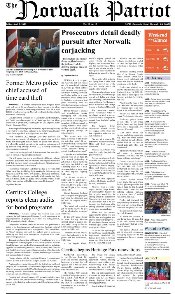 VOL 20, NO 10, APRIL 3, 2026