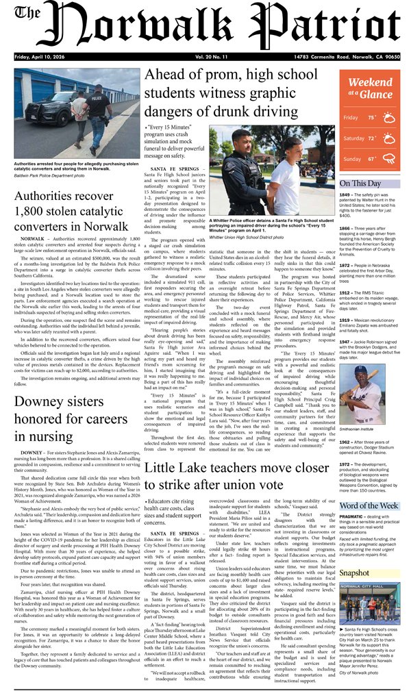 VOL 20, NO 11, APRIL 10, 2026