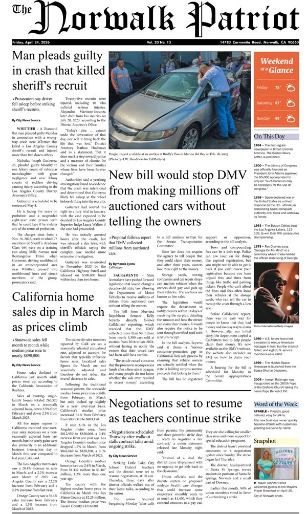 VOL 20, NO 13, APRIL 24, 2026