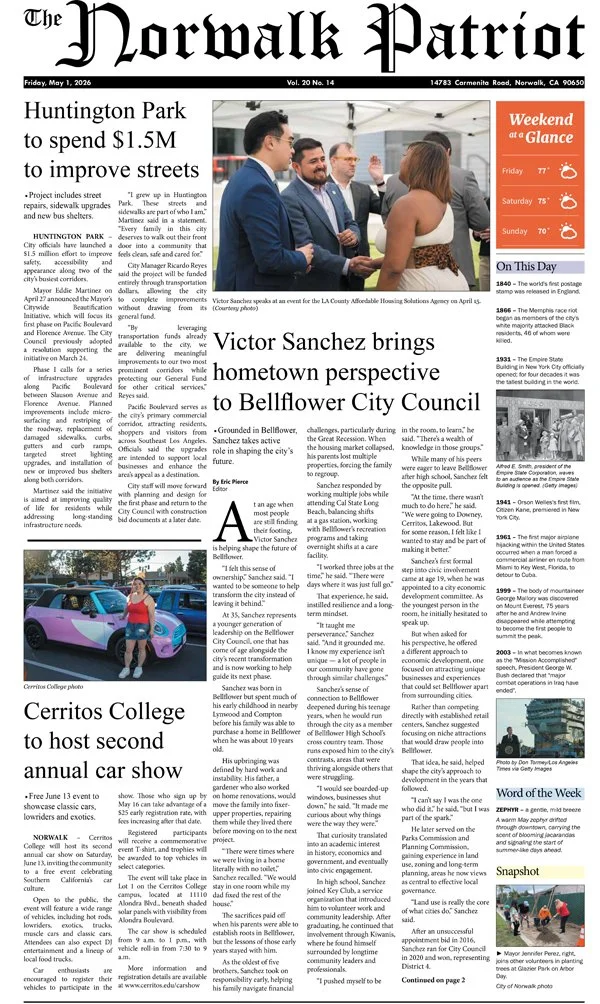 VOL 20, NO 14, MAY 1, 2026