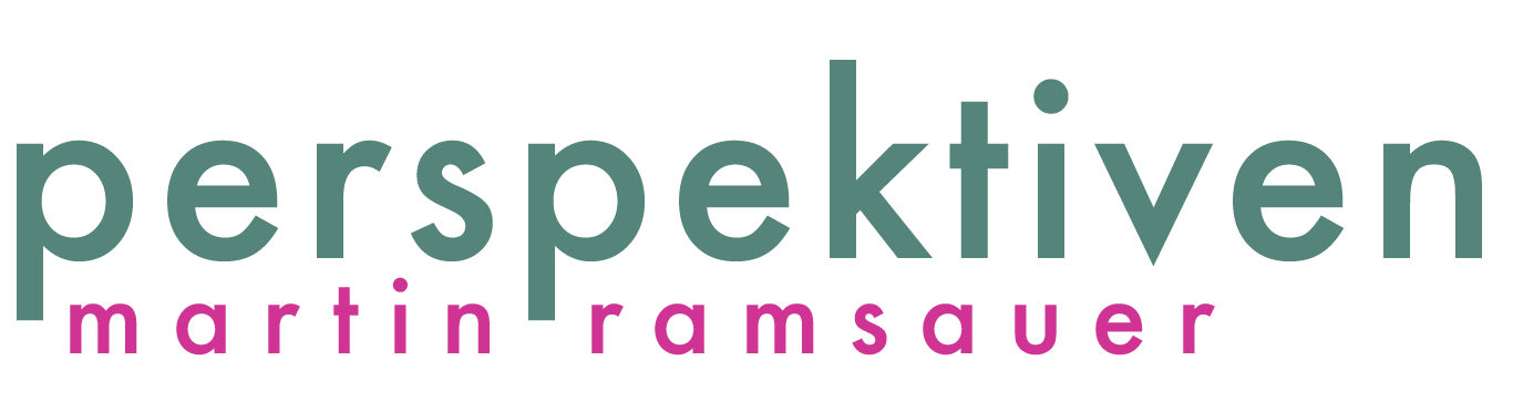 Label "perspektiven | martin ramsauer" für die Fotokalender