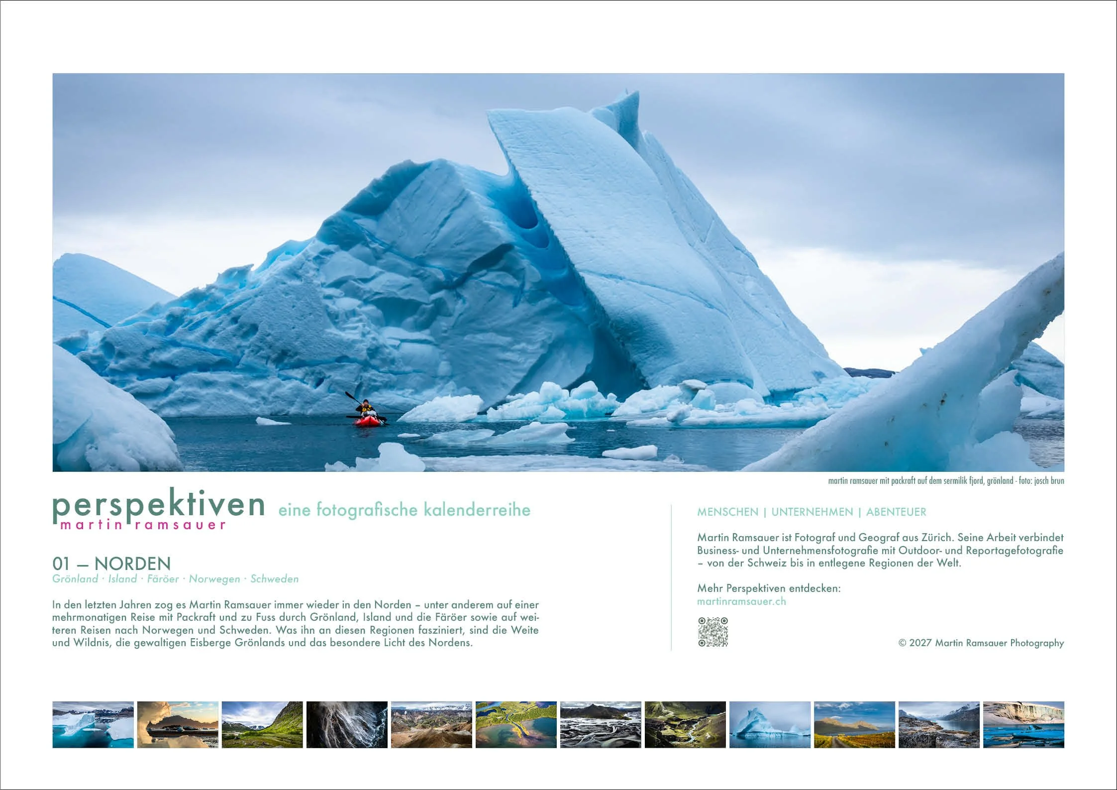 Kalender Schlussblatt "perspektiven | martin ramsauer - 01 NORDEN"