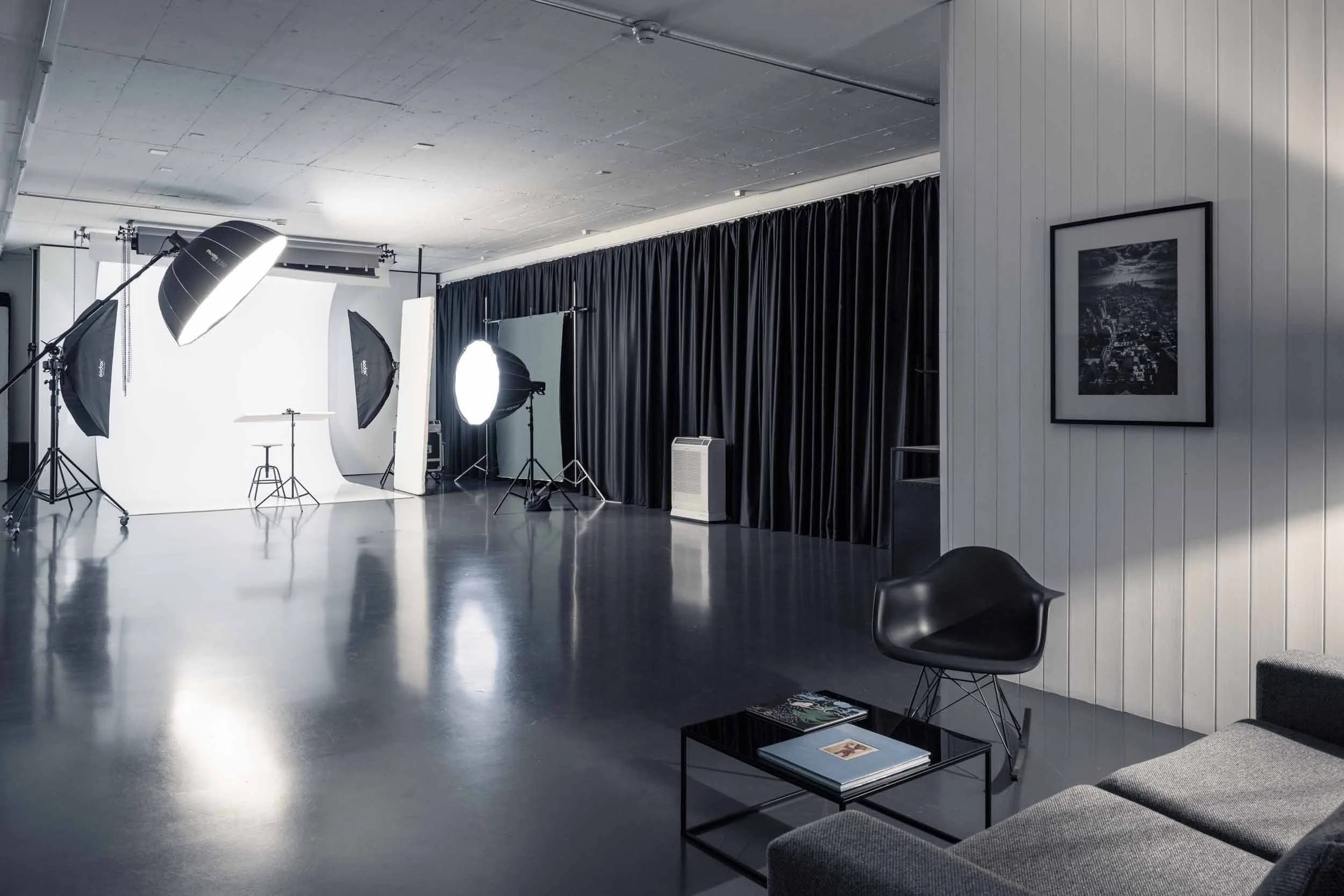 Studio-Setup für präzise Ausleuchtung