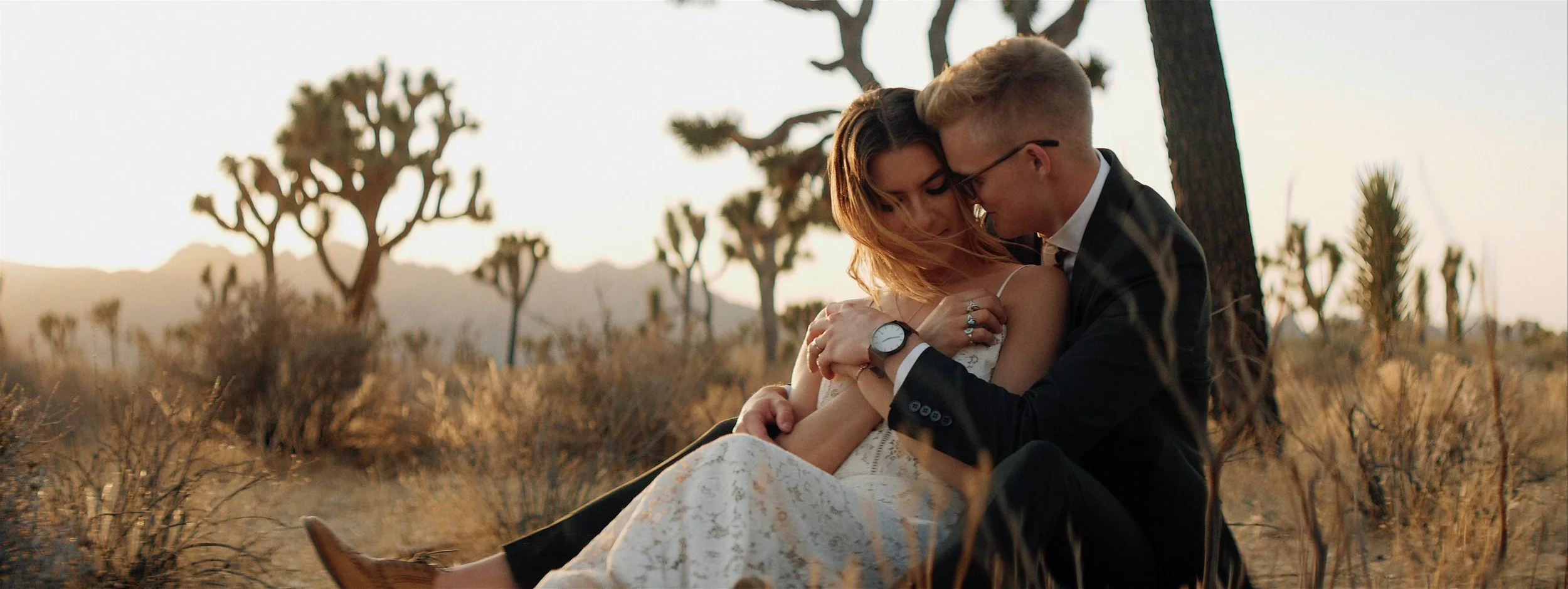 Mike and Emily in Joshua Tree - Shot in Anamorphic