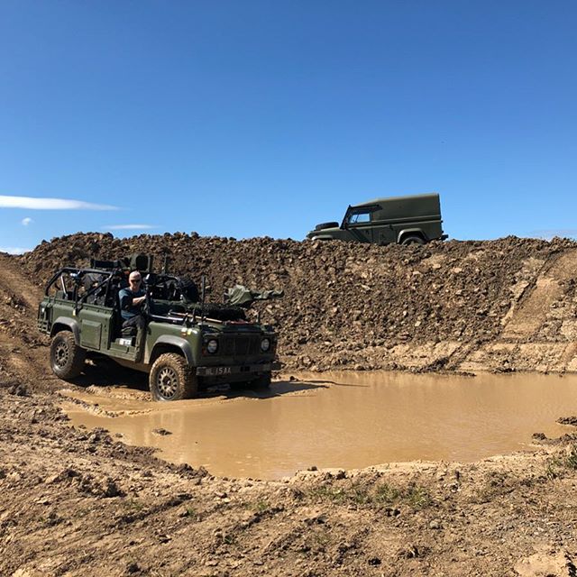 Here&rsquo;s a WMIK Land Rover on the course with a Tithonus 110.  If you want to use the track yourself with your own vehicle get in touch! #offroad #mud #morpeth #northumberland #sky #driving #experiences #xperience #gift #nofilter