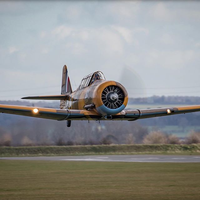 Fly from Eshott Airfield in the infamous AJ841 &lsquo;Wacky Wabbit&rsquo; on selected dates in 2018.  #warbird #harvard #raf #ww2 #flight #flyby #xperience #morpeth #northumberland #eshott #gift