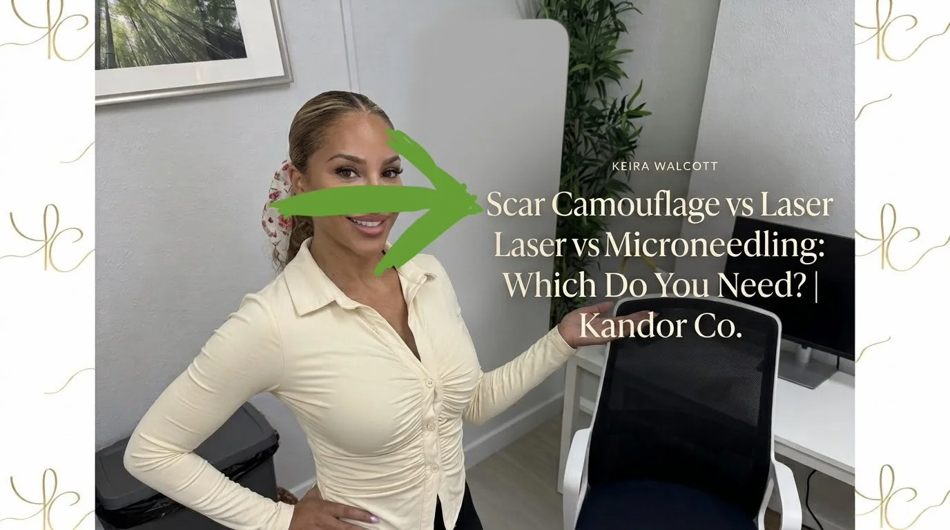 Scar Camouflage vs Laser vs Microneedling: Which Do You Need? | Kandor Co.