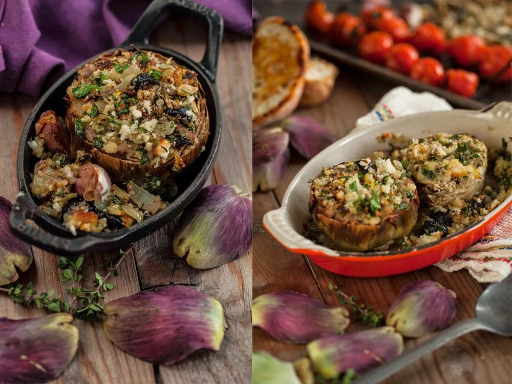 Artichokes in spring