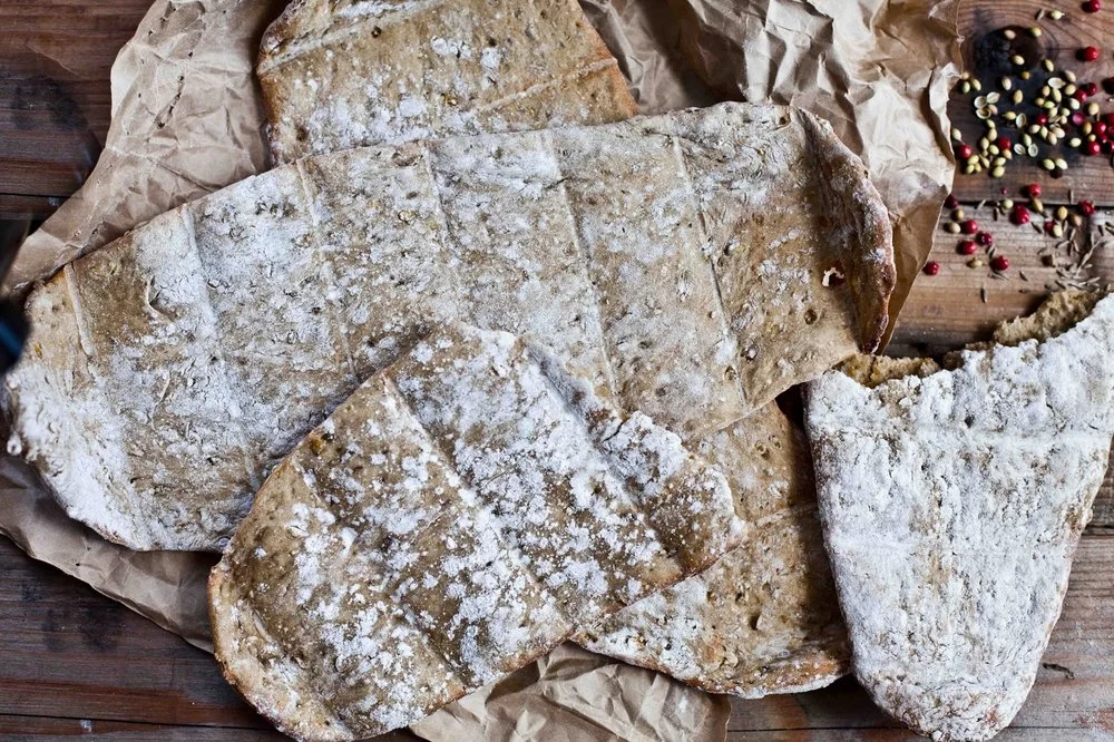 Cumin and coriander flat bread