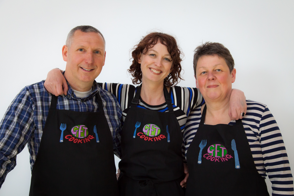 Emily Carey (centre) Get Cooking, Leeds