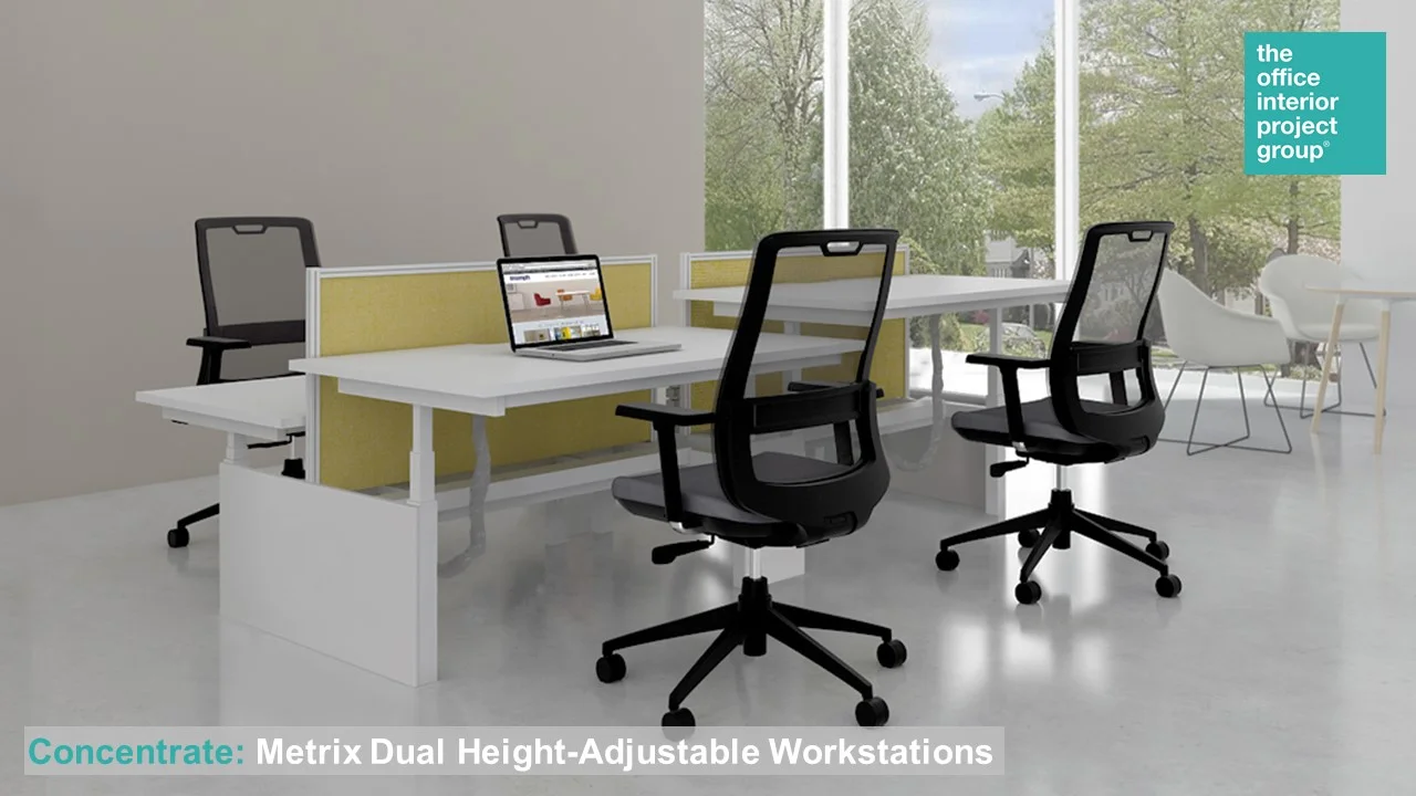 The Office Interior Project Group® Ad - Concentrate - Metrix Dual Height Adjustable Workstations.jpg
