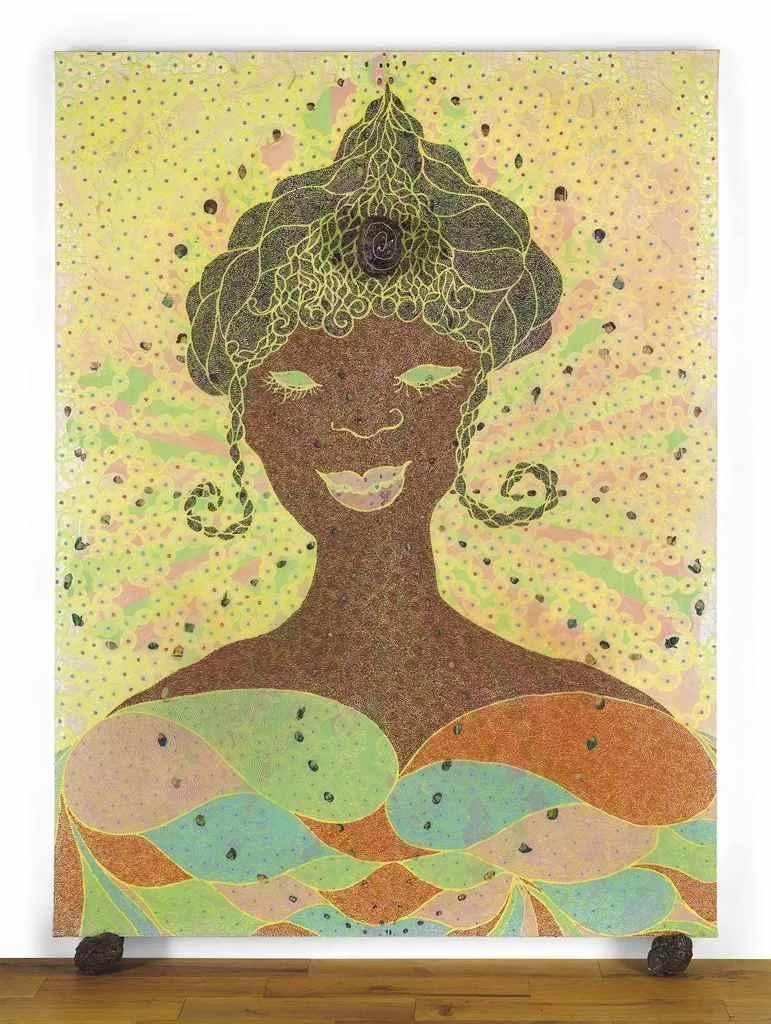 Chris Ofili ' Innervisions...Too High' 1998
