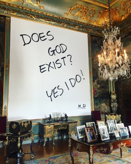 'Does God Exist, Yes I Do!' (1978-2016) © Michaelangelo Pistoletto