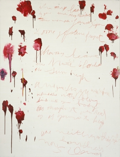 CORONATION OF SESOSTRIS, PANEL 6, 2000. / (Pinault collection) Photograph© Cy Twombly Foundation