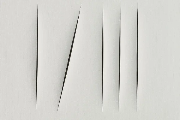 Lucio Fontana – Spatial Concept; Expectations (detail), 1967 Image Courtesy: of the artist state