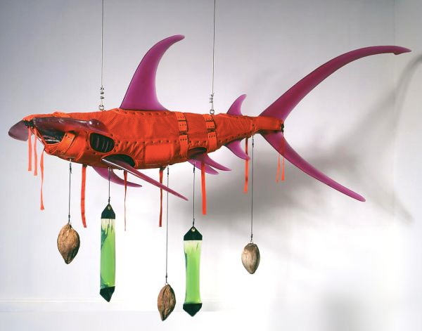 Ashley Bickerton, Orange Shark, 2008. Image courtesy the artist