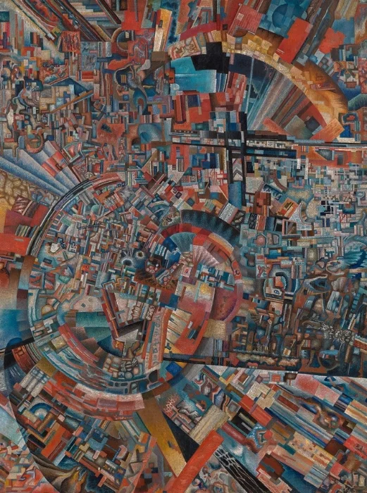 Vladimir Luppian, Revolution as the stage of Evolution, signed and dated 1924–1961, on sale at MacDougall's