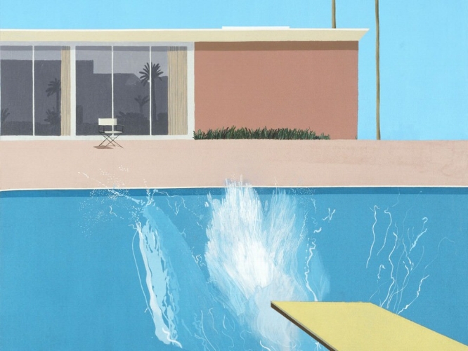David Hockney, A Bigger Splash, 1967. Image courtesy of the artist
