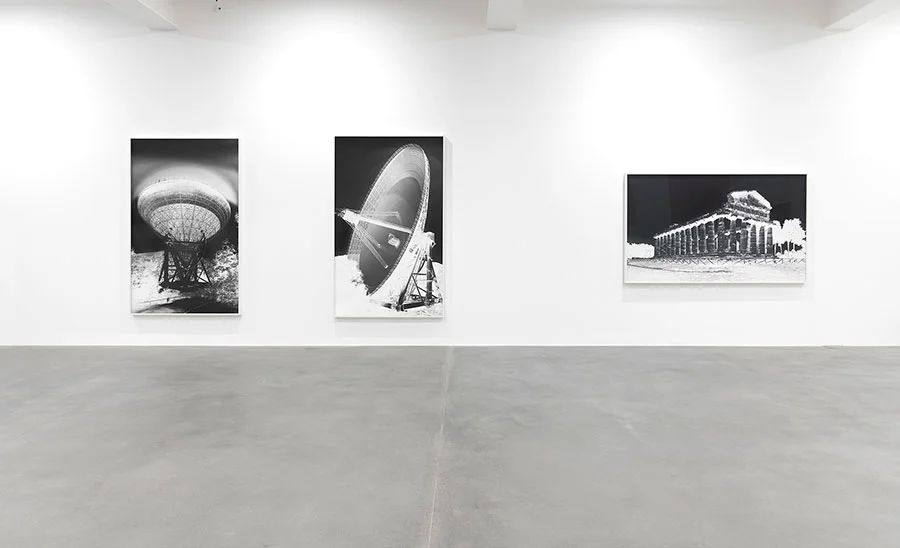 "Vera Lutter: Turning Time", installation view at Gagosian Britannia Street, London. Artworks © Vera Lutter. Photo by Mike Bruce
