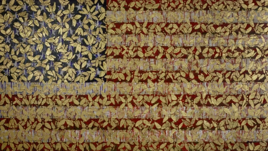 Neil Grayson, American Flag (industrial Melanism) © Courtesy of the artist and the gallery