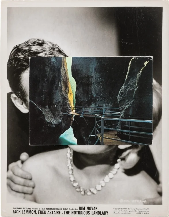 John Stezaker, Double Mask II (Film Portrait Collage), 2017 Image courtesy of the artist and the gallery