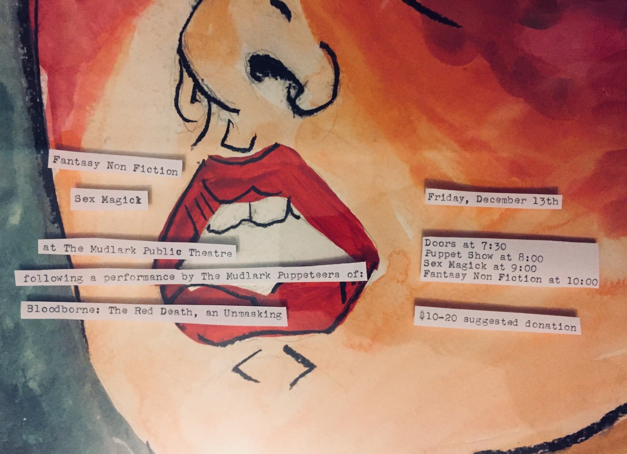 FNF with Sex Magick, at the Mudlark theater