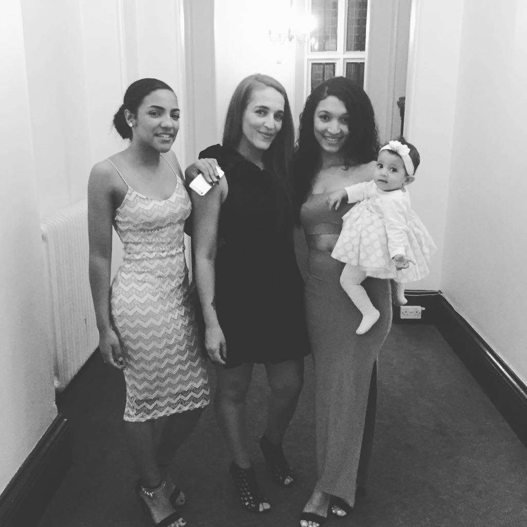 Me with three of my daughters.
