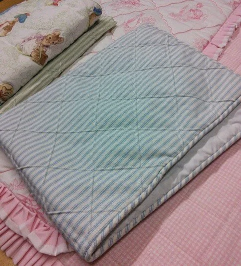 Cot quilted blue white stripe self piped.jpg
