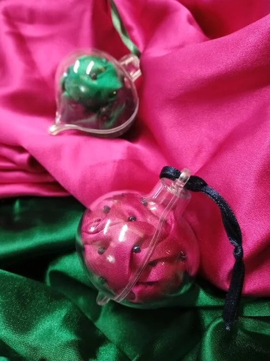 Pink beaded bauble.jpg