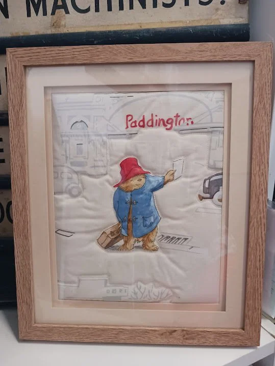 Wooden framed quilted Paddington.jpg