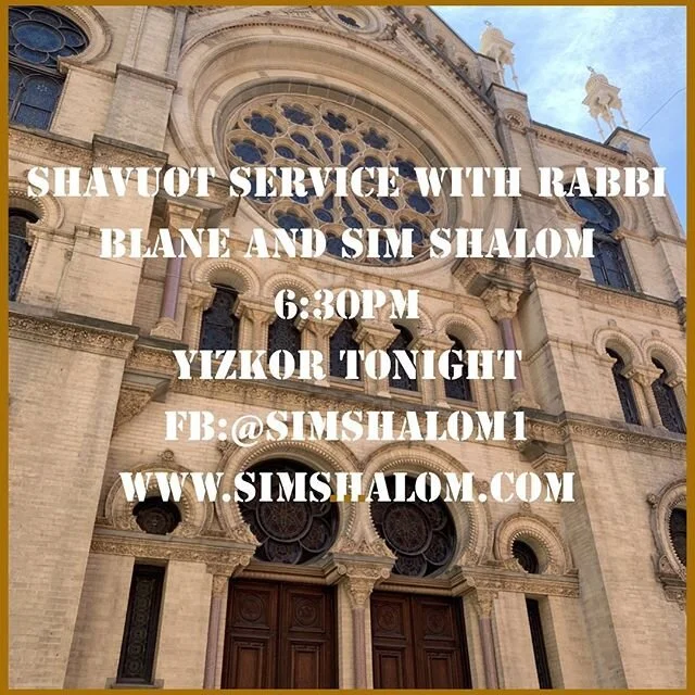 Tonight we will ZOOM.  See pinned posts in FB Sim Shalom, JSLI and UJUC pages for Zoom Invite 🤓