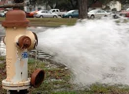 If you have a question about a hydrant running, call 911 or the city office first.