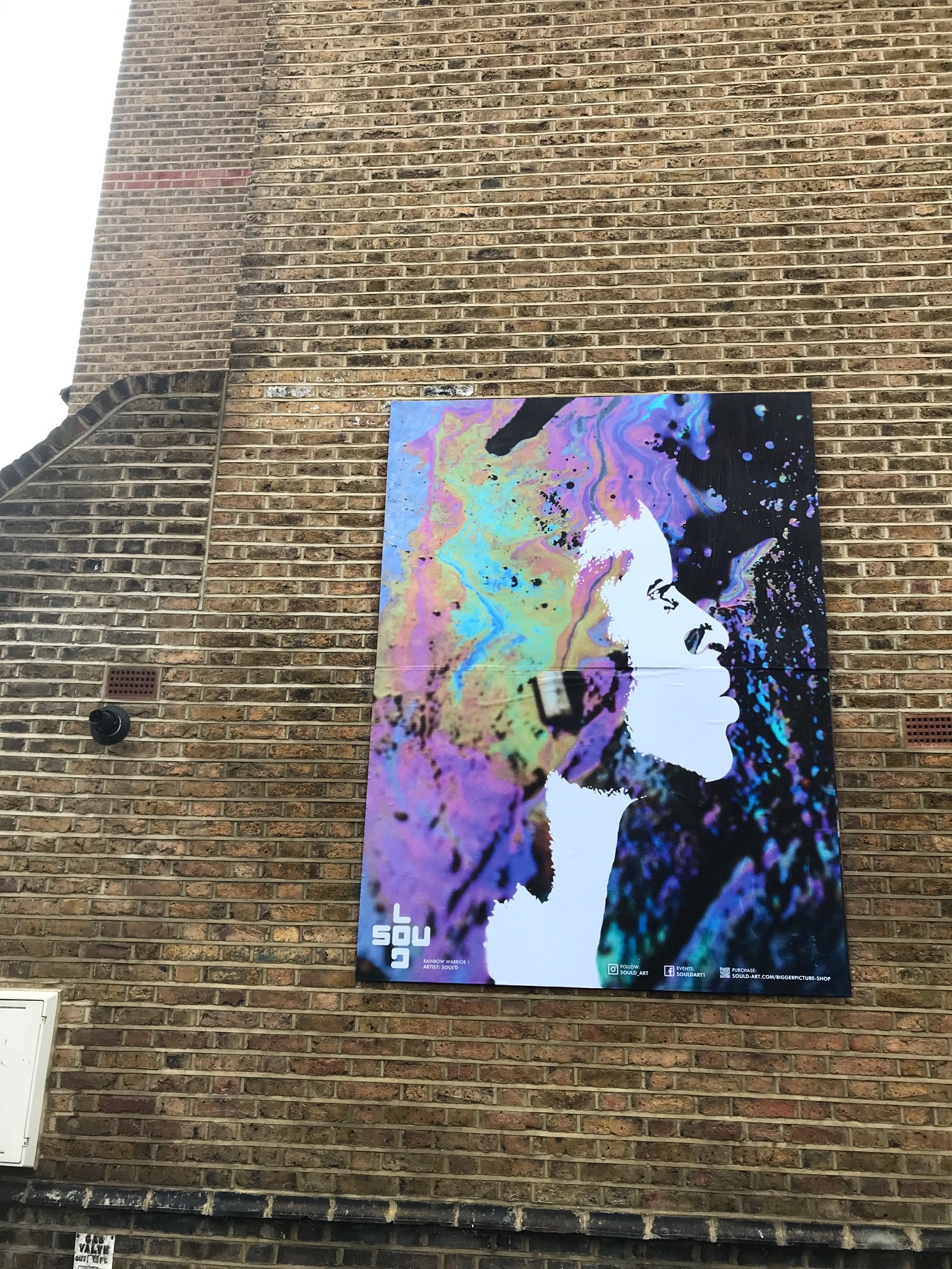 Three SoulD Art pieces, spanning over 12-foot square was revealed to replace the smaller jigsaw pieces dotted around Peckham, from the Bigger Picture art trail.