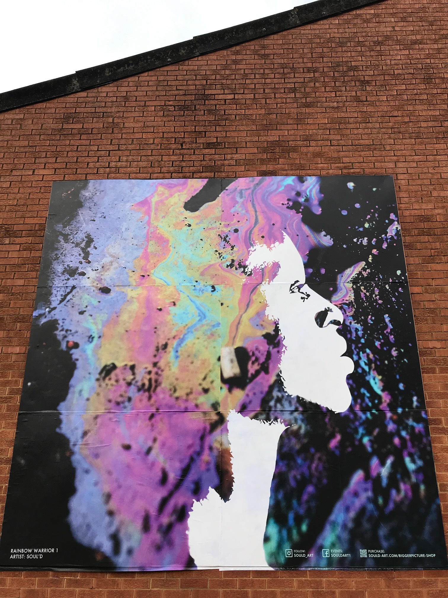 Three SoulD Art pieces, spanning over 12-foot square was revealed to replace the smaller jigsaw pieces dotted around Peckham, from the Bigger Picture art trail.